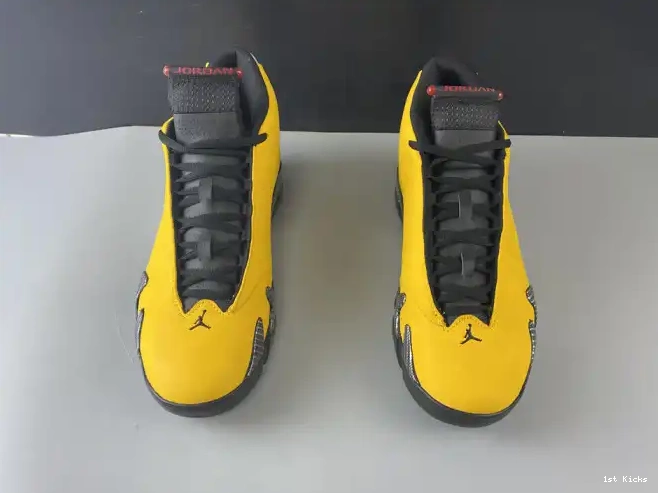 1st Kicks Shoes 14 RETRO GOLD AIR UNIVERSITY BQ3685-706 JORDAN 0611